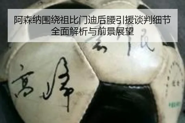 阿森纳围绕祖比门迪后腰引援谈判细节全面解析与前景展望（kaiyun）